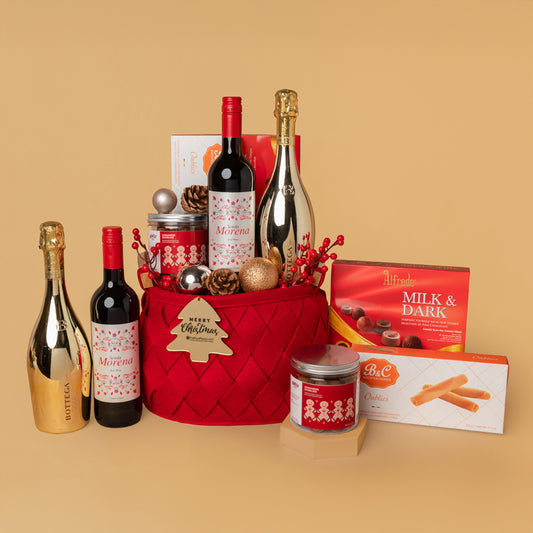 Golden Merriment – Christmas Wine Hamper