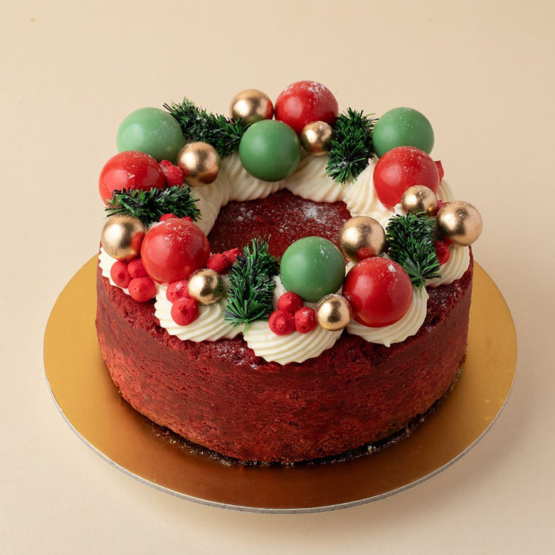Merry Moments with Bob the Baker Boy Christmas Blondie Frozen Cake