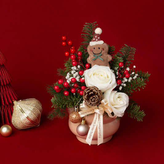 Gingerbread Wishes – Table Flowers