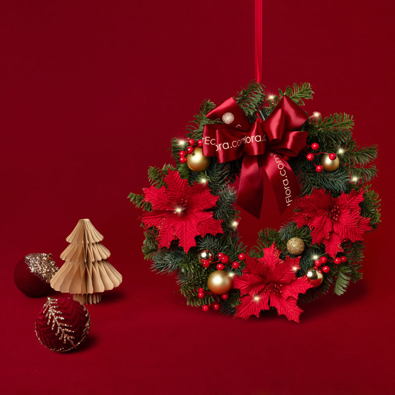 Hearthside Welcome - Fresh Nobilis Wreath 30cm