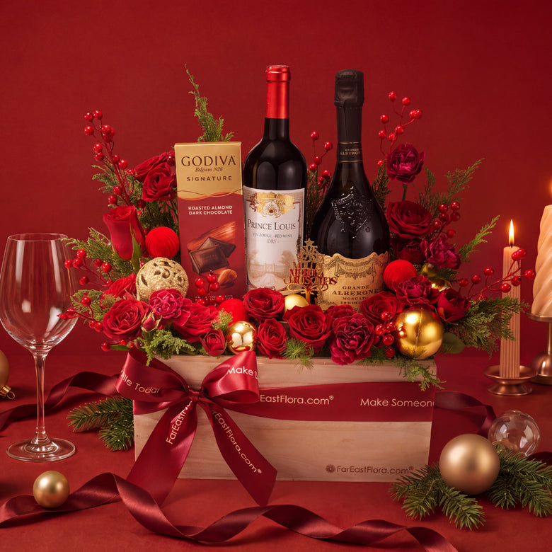 The Merry Sparkling Garden - Christmas Wine Hamper