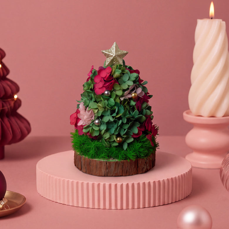 Everlasting Christmas Tree - Preserved Flowers