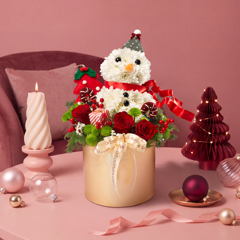 Frosty's Christmas Cheer - Table Flowers