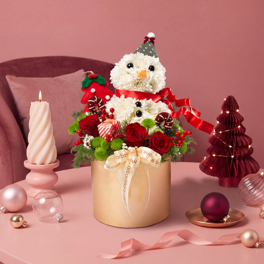 Frosty's Christmas Cheer - Table Flowers