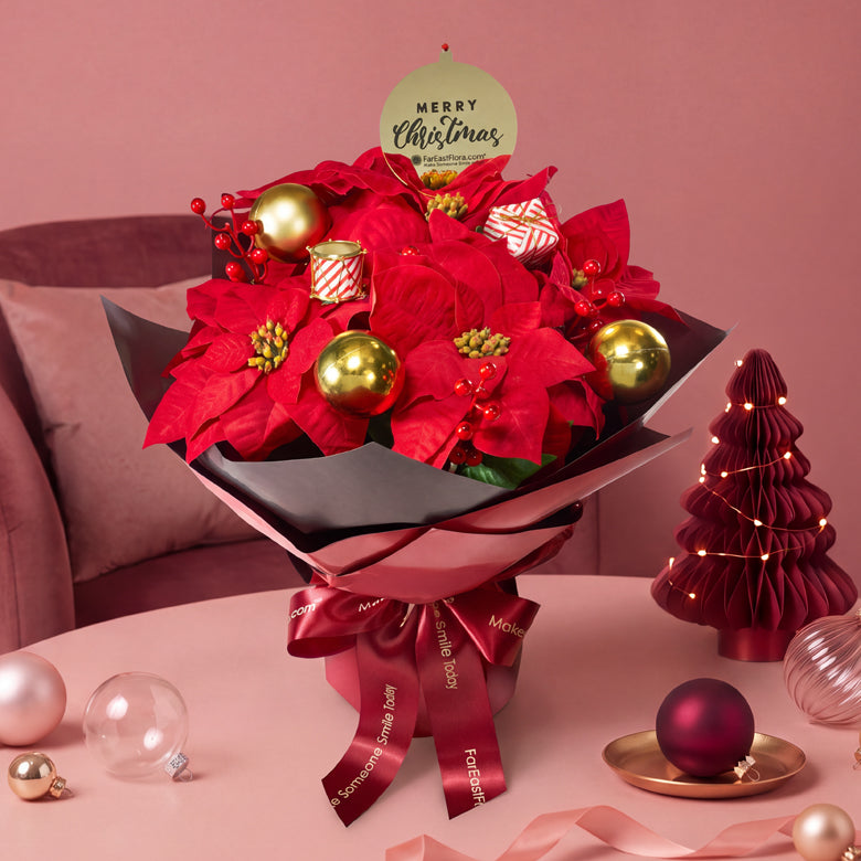 Christmas in Crimson – Fresh Poinsettia