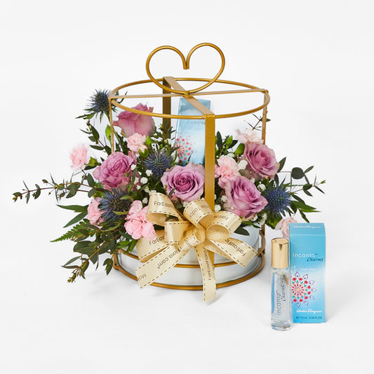Salvatore Ferragamo Incanto Charm EDT x Flowers Gift Set