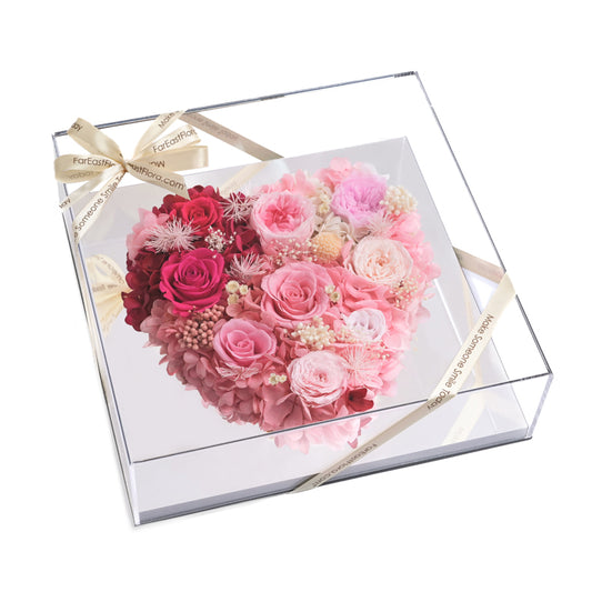 Eternal Heart – Preserved Flowers