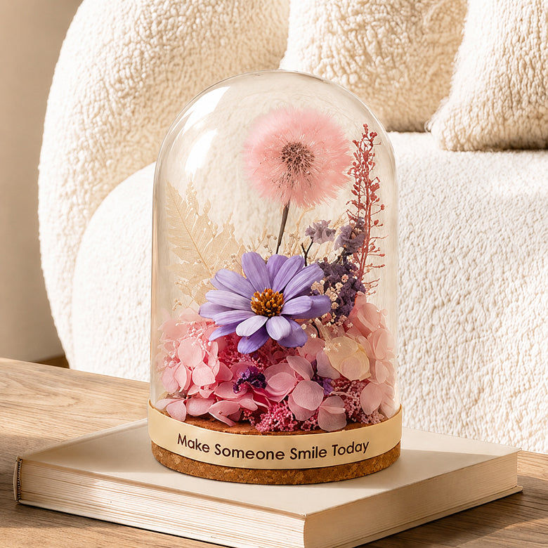 Wishing Glass – Preserved Flowers
