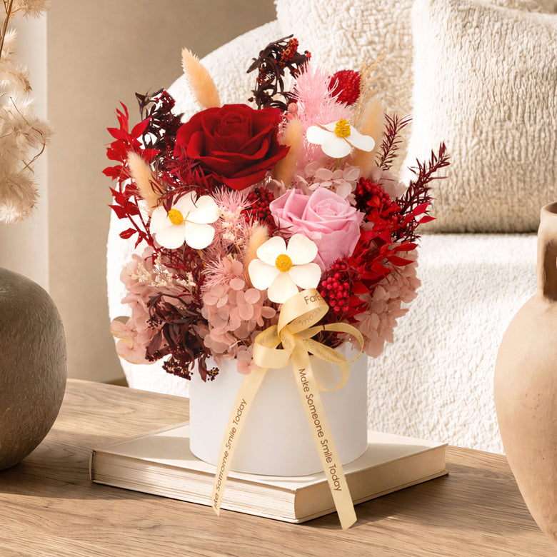 Scarlet Keepsake – Preserved Flowers