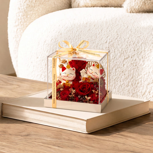 Lucky Fortune Pair – Preserved Flowers